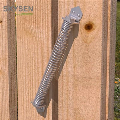 Giât drws gwanwyn yn agosach